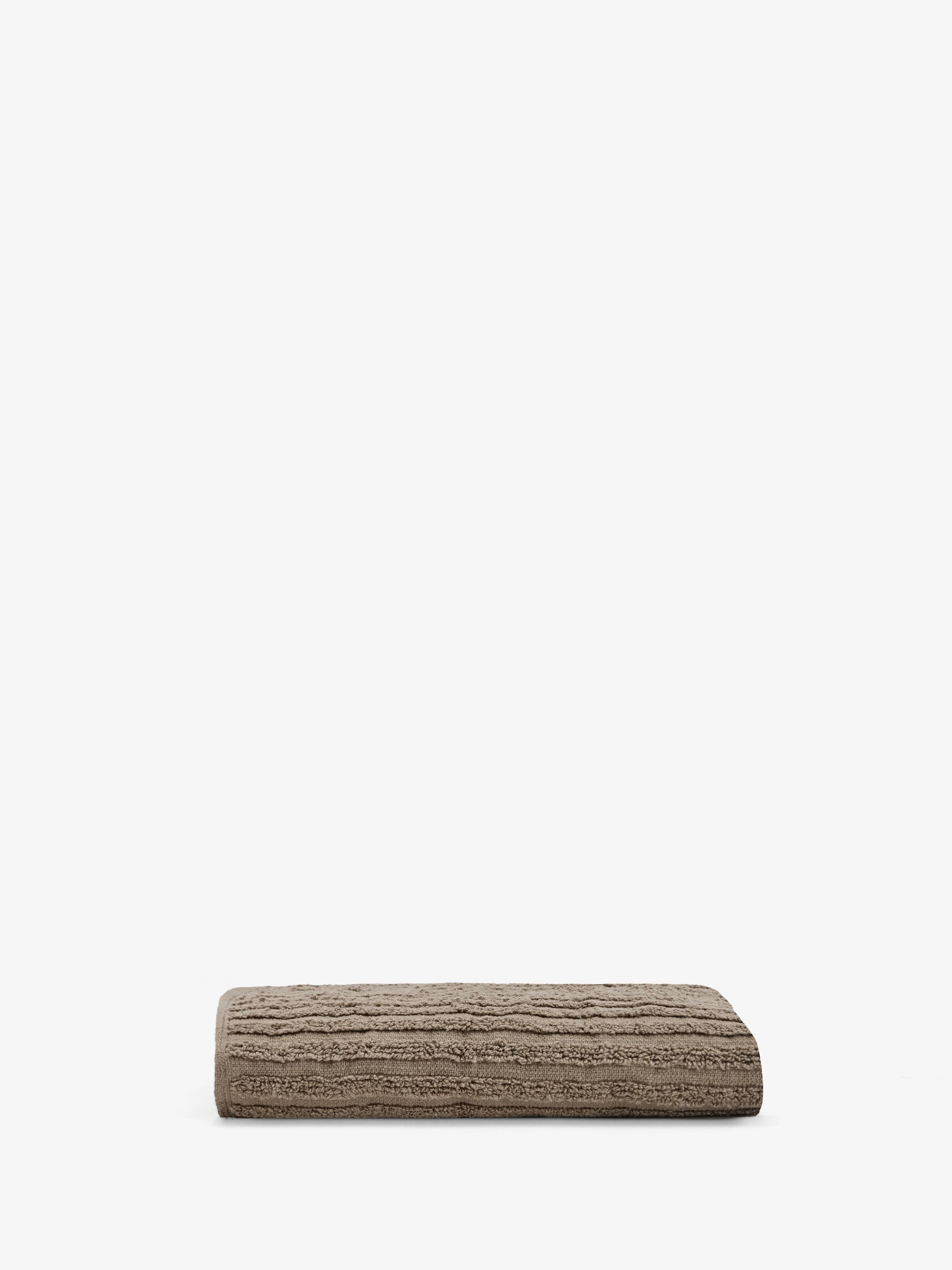 מגבת מטבח באריגת פיקה Black Olive