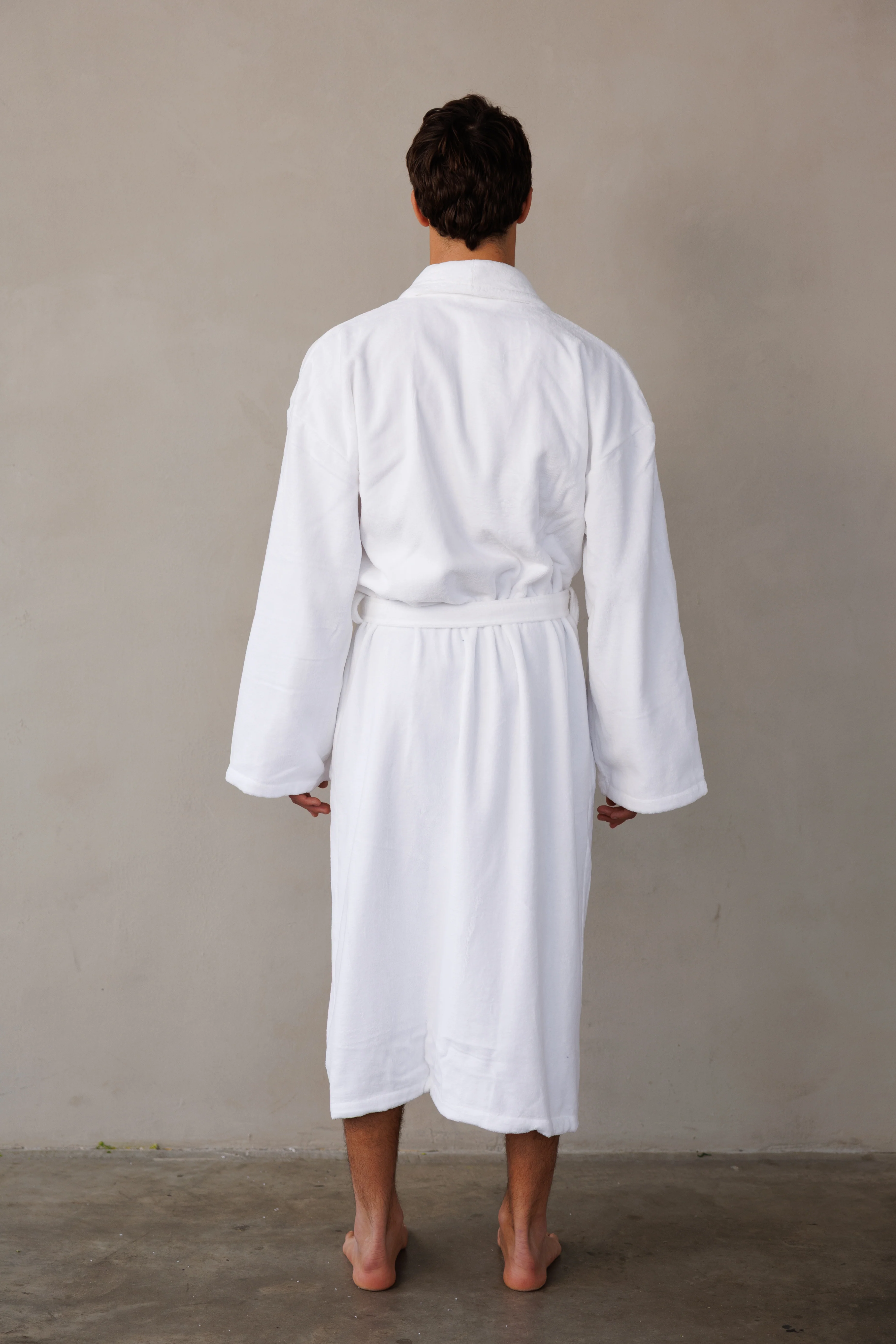 חלוק רחצה קלאסי White - Image 9