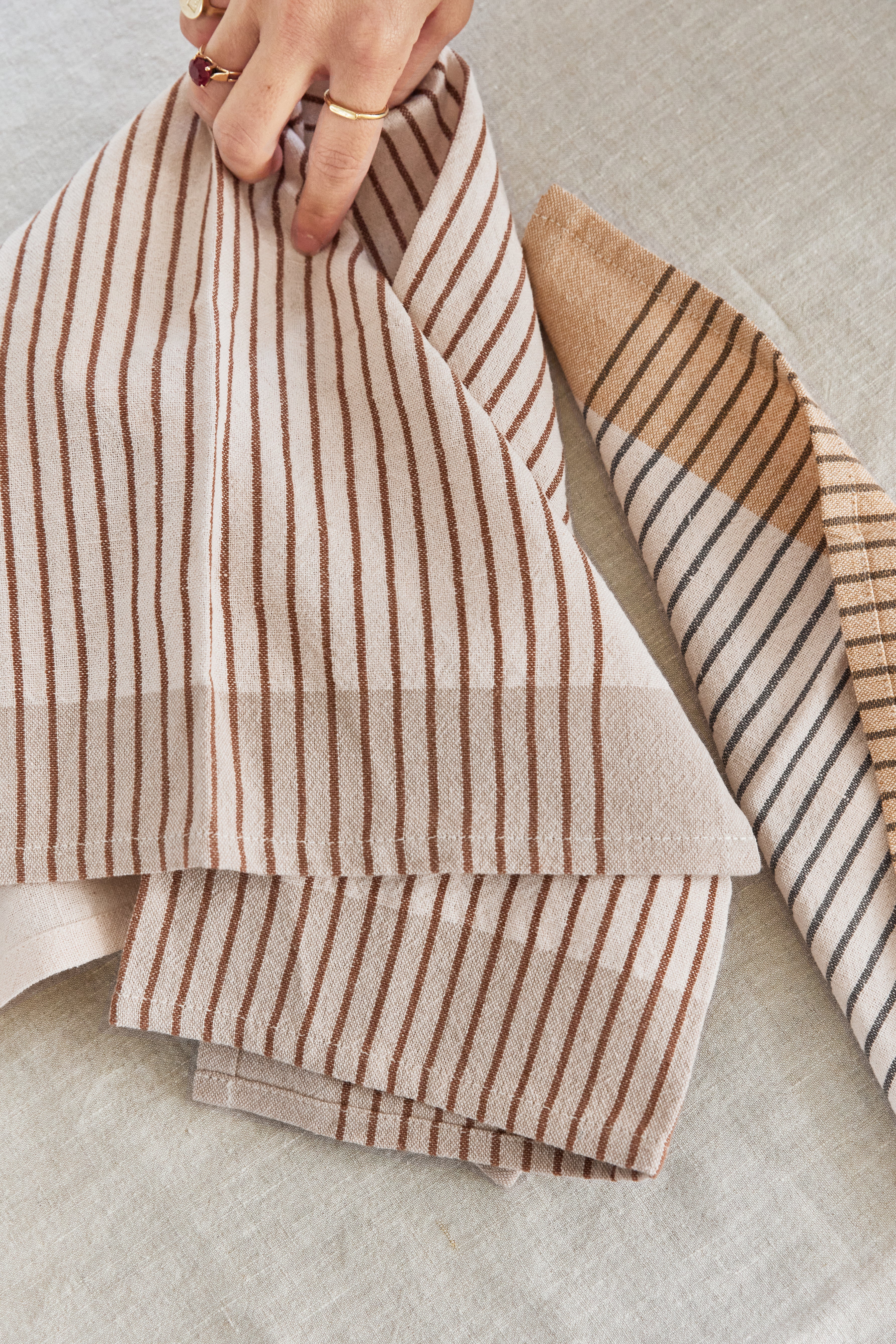 סט מגבות מטבח Woven Stripes - Image 5