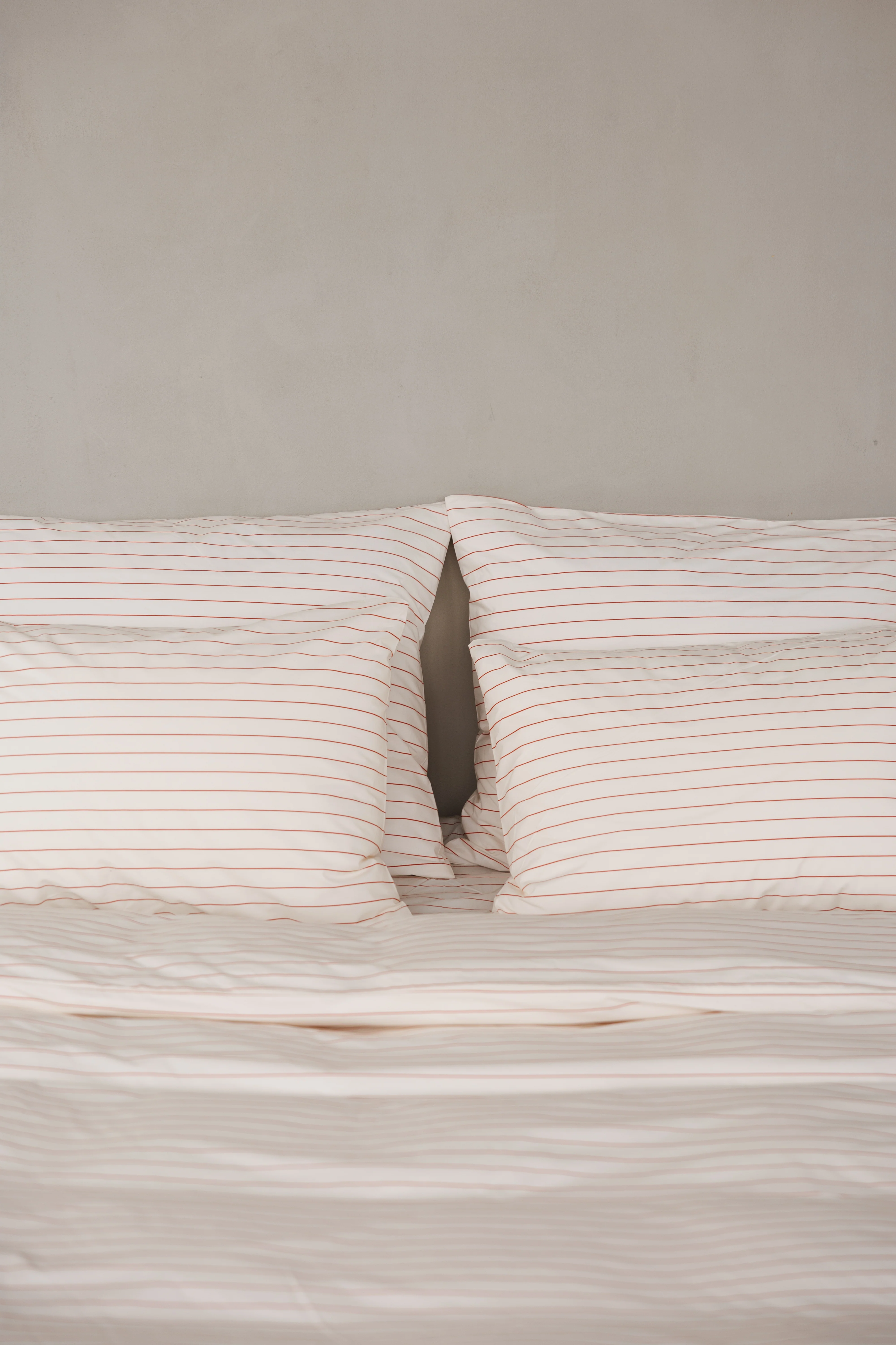 סט מצעי פרקל Stripes Terracotta - Image 4